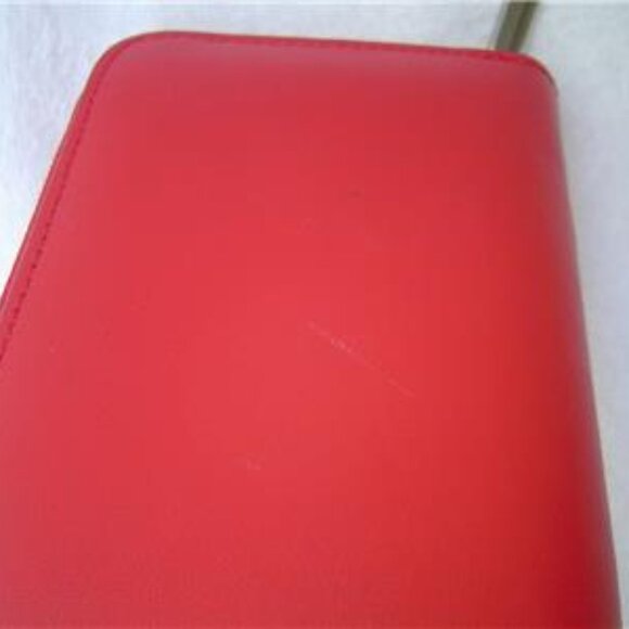 AUTHENTIC FURLA RED LEATHER MEDIUM WALLET EUC - Picture 3 of 14